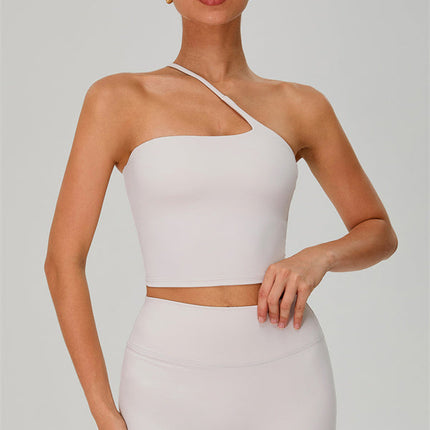 The Jewel One-Shoulder Crop Top Shorts 2-Piece Set