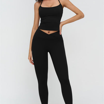 The BoldFit Crop Top Leggings 2-Piece Set