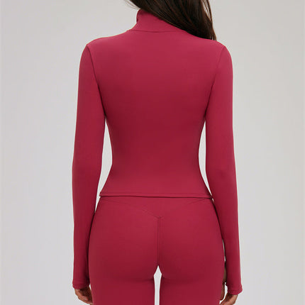 The Kinetic Zip Jacket Cross Back Sports Bra Leggings 3-Piece Set