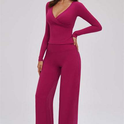 The Twirl Long Sleeve T-shirt New Straight Leg Pants 2-Piece Set