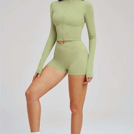 The Sizzle Zip Jacket Shorts 2-Piece Set