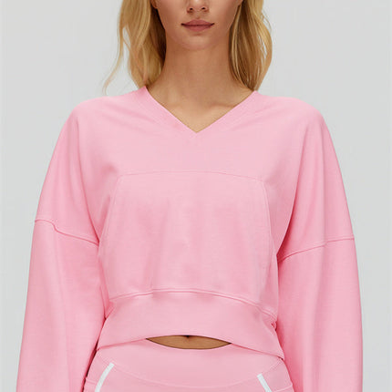 The Whisper V-Neck Hoodie
