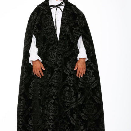 90110 Black Brocade Men's Cape