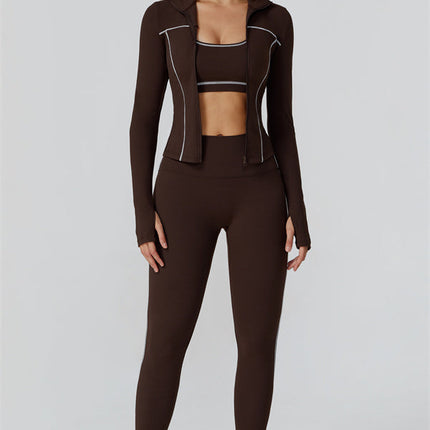 The Venus Zip Top Leggings 2-Piece Set