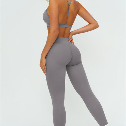 The Lushness Y-Back Sports Bra Leggings 2-Piece Set