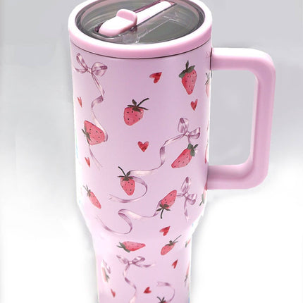 40oz SPILL FREE STAINLESS STEEL VACUUM TUMBLER