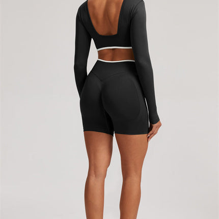The Elevate New Long Sleeve Crop top