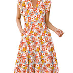 X-Large / Orange Floral