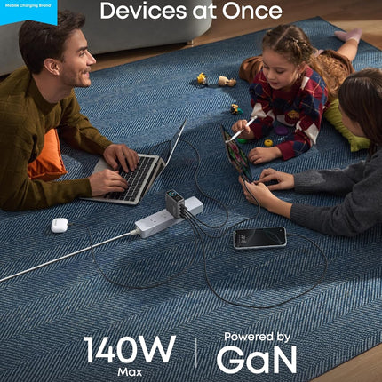 Anker Charger (140W, 4-Port, PD 3.1) with USB-C Cable