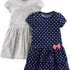 5T / Grey Kitten/Navy Dots