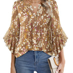 Medium / Brown Floral