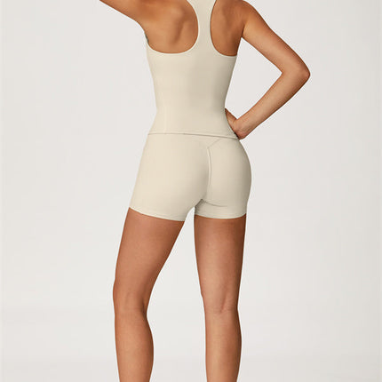 The Glacier Crop Tank Shorts 2-Piece Set