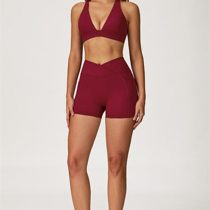 The Glacier Sports Bra Shorts 2-Piece Set