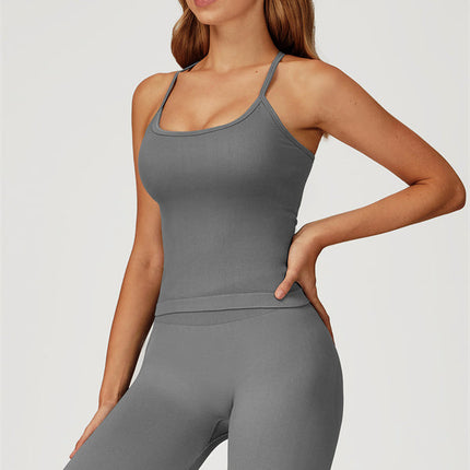 The Sculpt Crop Top Leggings 2-Piece Set