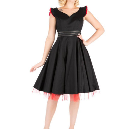 9454 Black Swing Dress