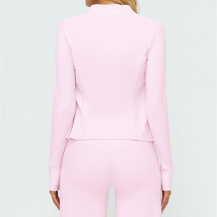The Twirl Zip Jacket Halter Tank Top New Straight Leg Pants 3-Piece Set