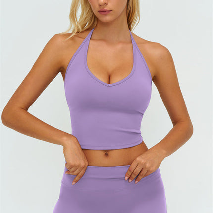 The Twirl Halter Tank Top New Straight Leg Pants 2-Piece Set