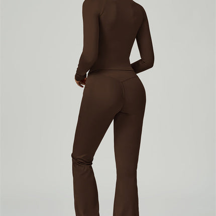 The FlexFit Active Top Flared Leggings 2-Piece Set