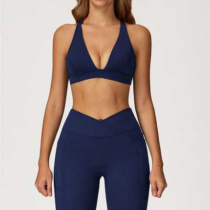 The Glacier Sports Bra Flared Leggings 2-Piece Set