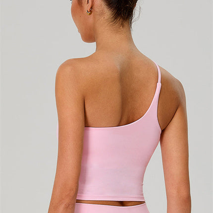 The Jewel One-Shoulder Crop Top Shorts 2-Piece Set