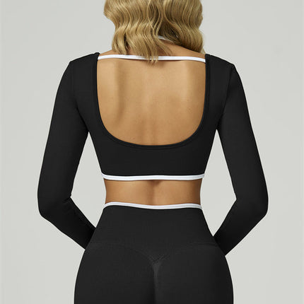 The Prime Line Long Sleeve Crop Top