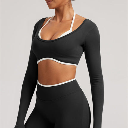 The Elevate New Long Sleeve Crop top
