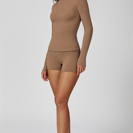 The Oasis Long Sleeve T-shirt Shorts 2-Piece Set