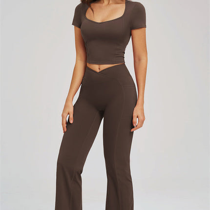 The Sizzle T-shirt Flared Leggings 2-Piece Set