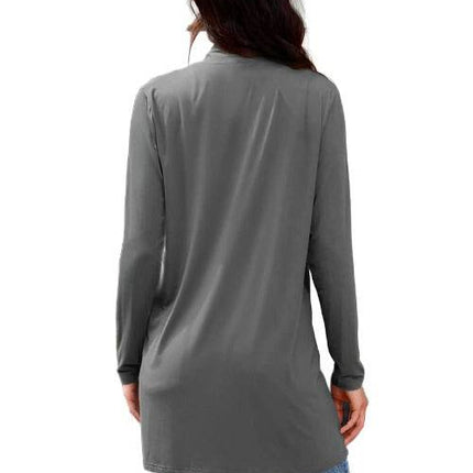 Basic Bae Full Size Open Front Long Sleeve Women Cardigan with Pockets