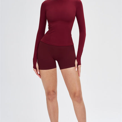 The Whim Long Sleeve T-shirt Shorts 2-Piece Set