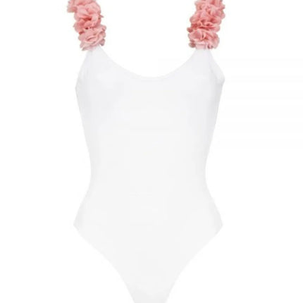 Backless Petal Strap Parent-Child Swimsuit