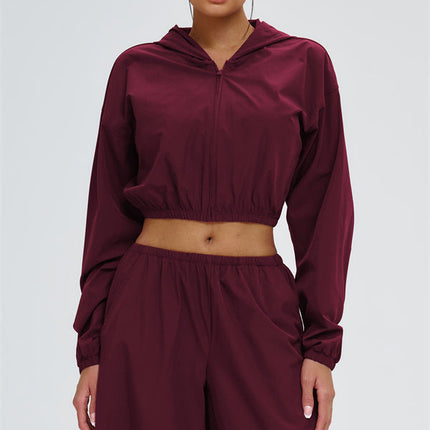 The Svelte UV protection Crop Hoodie