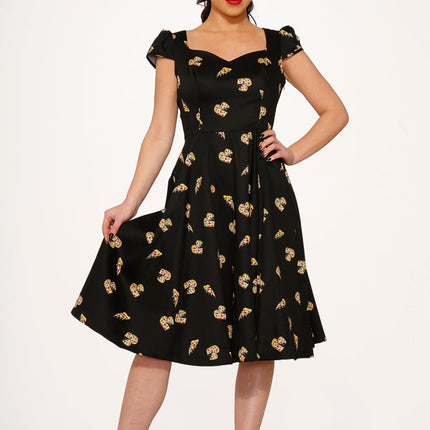 9836 Love New York Pizzeria Swing Dress