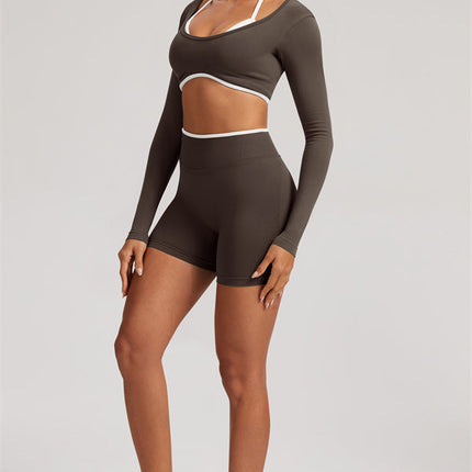 The Elevate Long Sleeve Crop top
