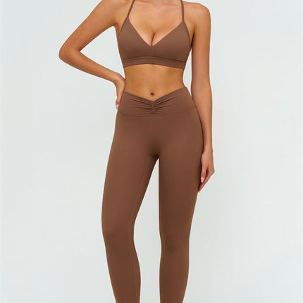 The Lushness Y-Back Sports Bra Leggings 2-Piece Set