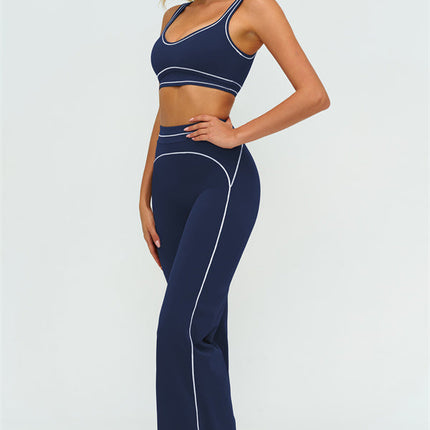 The Amara Sports Bra Flared Leggings 2-Piece Set