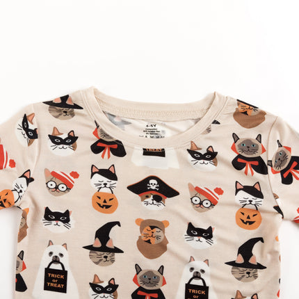 Meow & Treat (Long Sleeve PJ)
