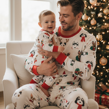 Bark The Halls (Men's Long Sleeve PJ)