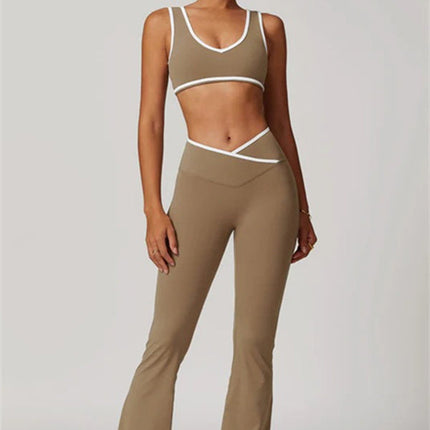 The Stamina Sports Bra Flared Leggings 2-Piece Set