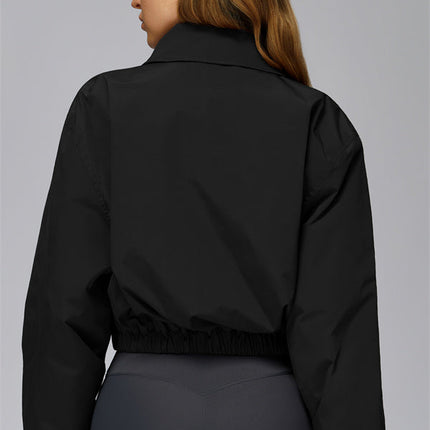 The Elle Form Crop Zip Jacket