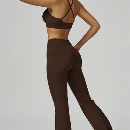 The Flourish Sports Bra Flared Leggings 2-Piece Set