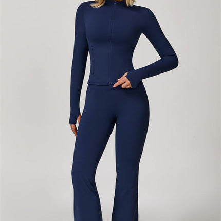 The Refresh Jacket Flared Leggings 2-Piece Set