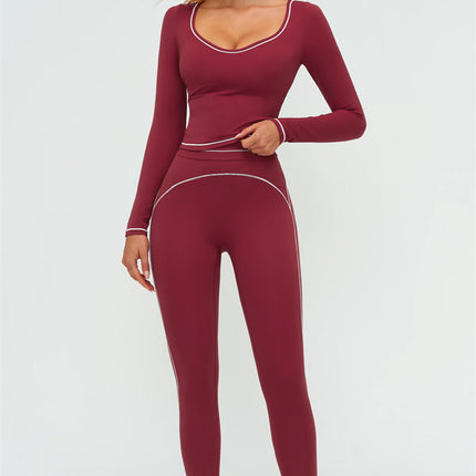 The Amara Long Sleeve T-shirt Leggings 2-Piece Set