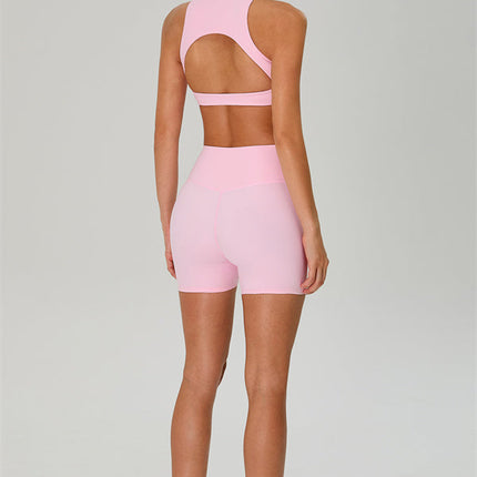 The Jewel Crop Top Crossover Shorts 2-Piece Set