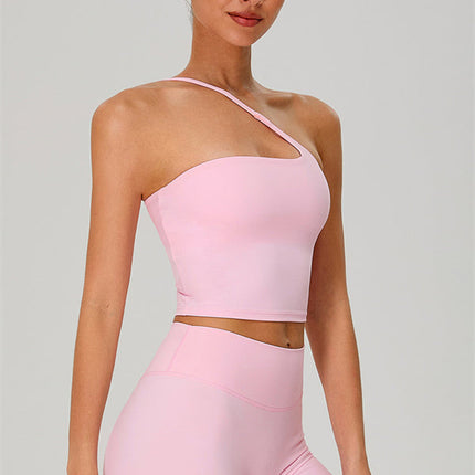 The Jewel One-Shoulder Crop Top Shorts 2-Piece Set