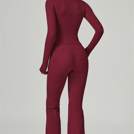 The FlexFit Active Top Flared Leggings 2-Piece Set