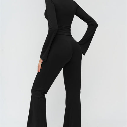 The BoldFit Jacket Flared Leggings 2-Piece Set