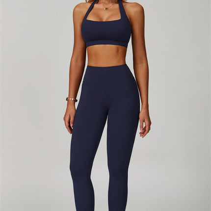 The Bold Halter Sports Bra Leggings 2-Piece Set