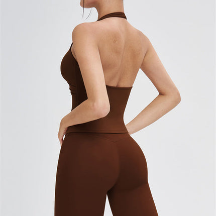 The Stride Crop Top Isabella Leggings 2-Piece Set