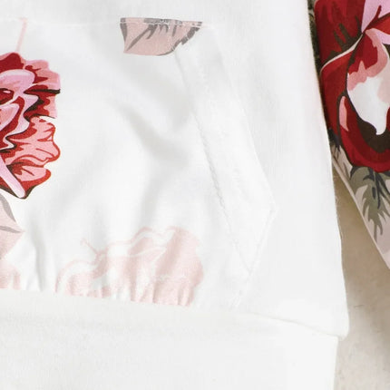 Children's Floral Top and Pants Set